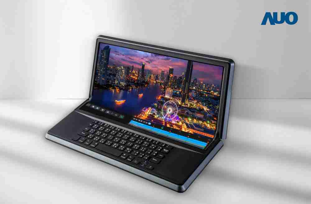 壹号平台14.6吋Micro LED折迭显示屏幕，，搭配半径4mm的弯折绞炼，，，以及高画素、、、、高亮度、、、、高对比度的显示技术特点，，，即便在大视角下仍保有绝佳色相与亮度